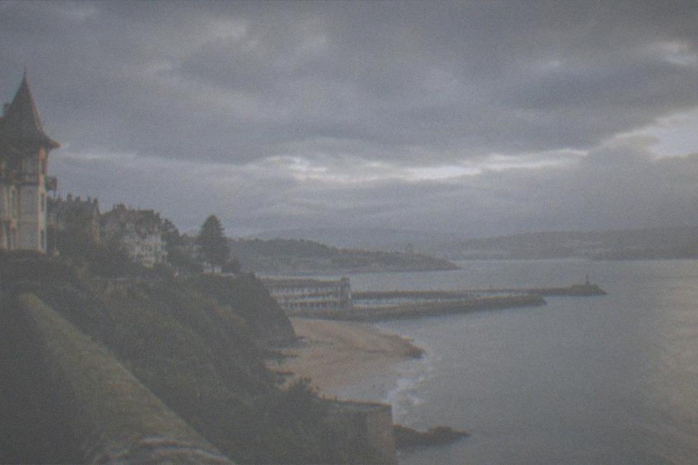 View along the Basque coastline from a high vantage point near Getxo