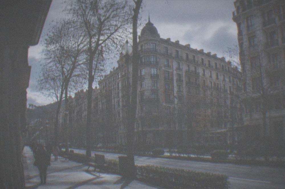 The grand 19th-century facades of the Ensanche district around Moyua square in central Bilbao